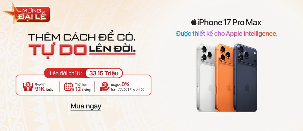 IPHONE 17 PRO MAX  Tự do lên đời